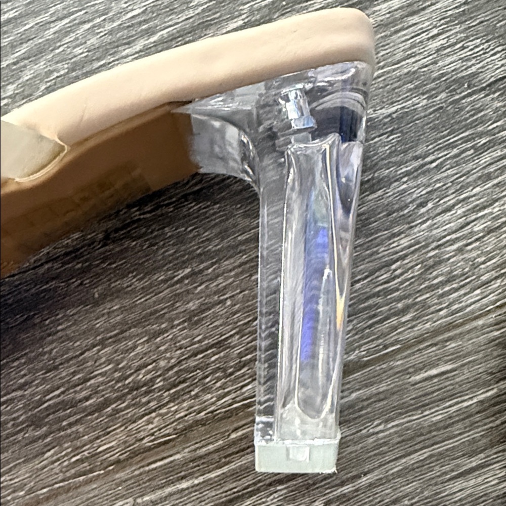 Chic Transparent Strap Block Heels - image 3